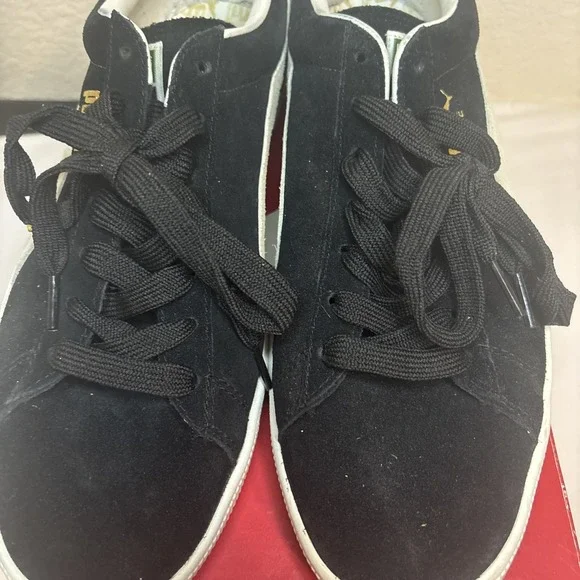 Puma Men's Suede Classic Sneaker, Size 12 M, Black - Picture 6 of 16